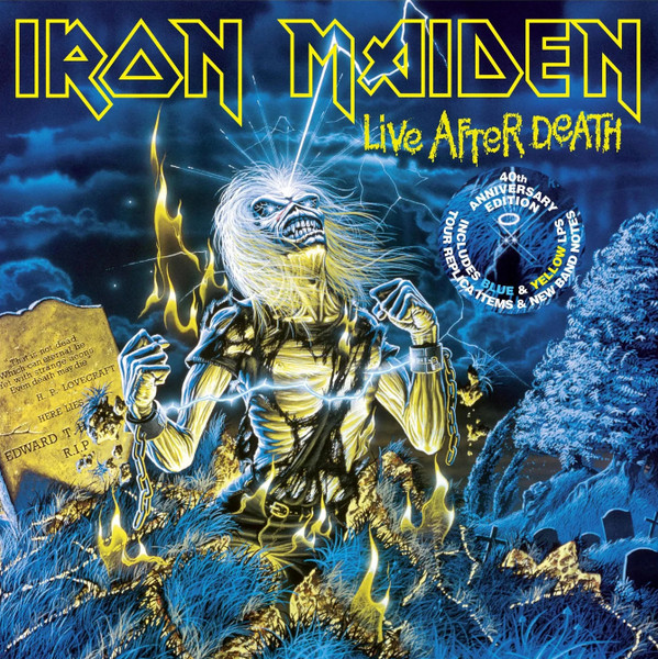 IRON MAIDEN — LIVE AFTER DEATH (YELLOW & BLU