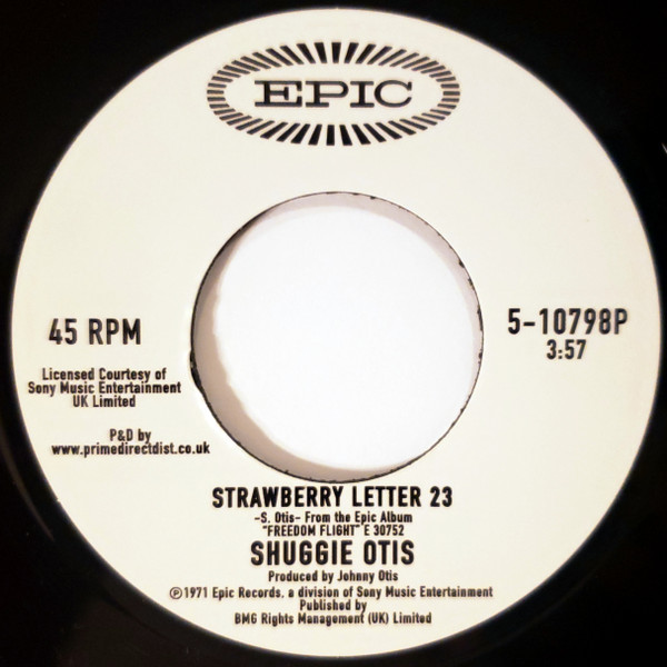 Shuggie Otis — Strawberry Letter 23 / Ice Cold Daydream
