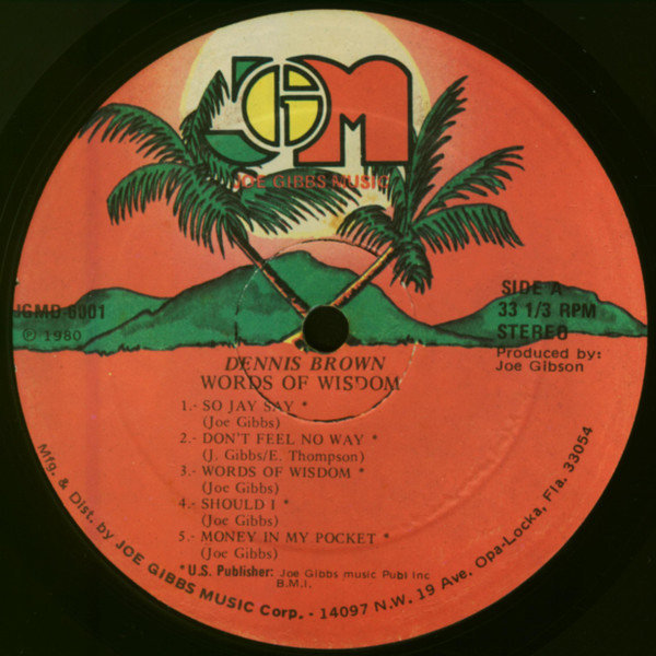 DENNIS BROWN — WORDS OF WISDOM