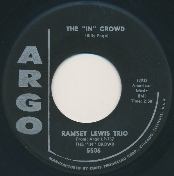 Ramsey Lewis Trio — The In Crowd