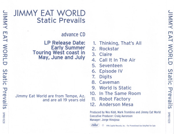 JIMMY EAT WORLD — STATIC PREVAILS