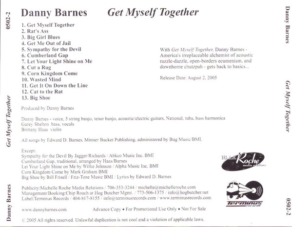 DANNY BARNES — GET MYSELF TOGETHER