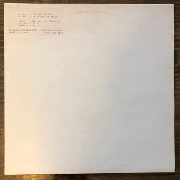 BAD LIVERS — DELUSIONS OF BANJER