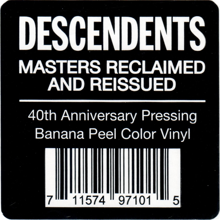 DESCENDENTS — I Dont Want To Grow Up (Banana Peel Vinyl)