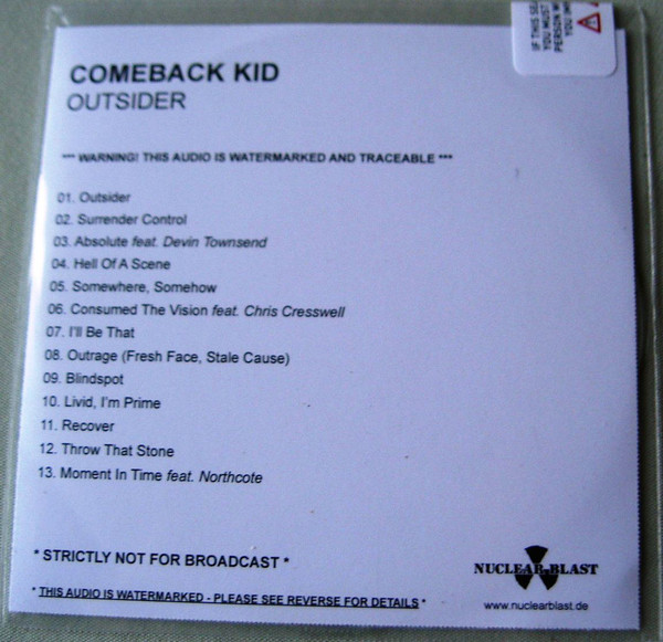 Comeback Kid — Outsider