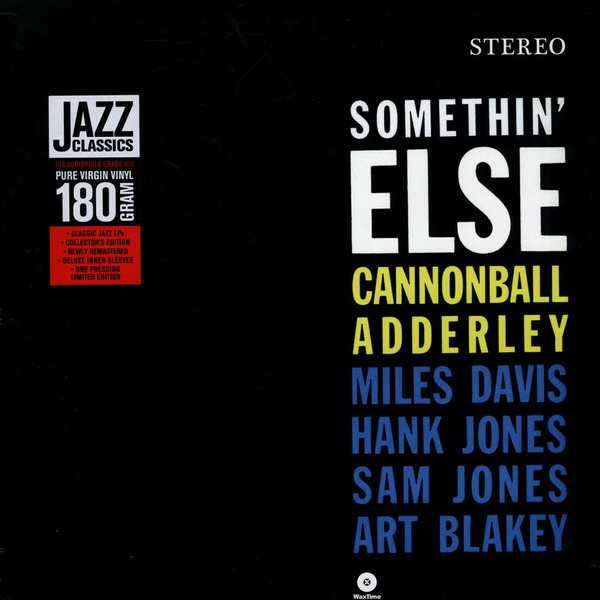 CANNONBALL ADDERLEY — SOMETHIN ELSE