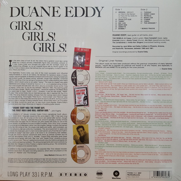 DUANE EDDY — Girls! Girls! Girls!