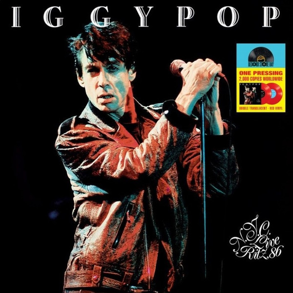 IGGY POP — Live At The Ritz 1986 (Red Vinyl) (Rsd 2018)