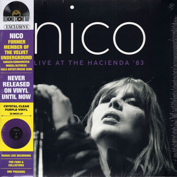 NICO — Live At The Hacienda 83 (Crystal Clear Purple Vinyl) (Rsd 2022)