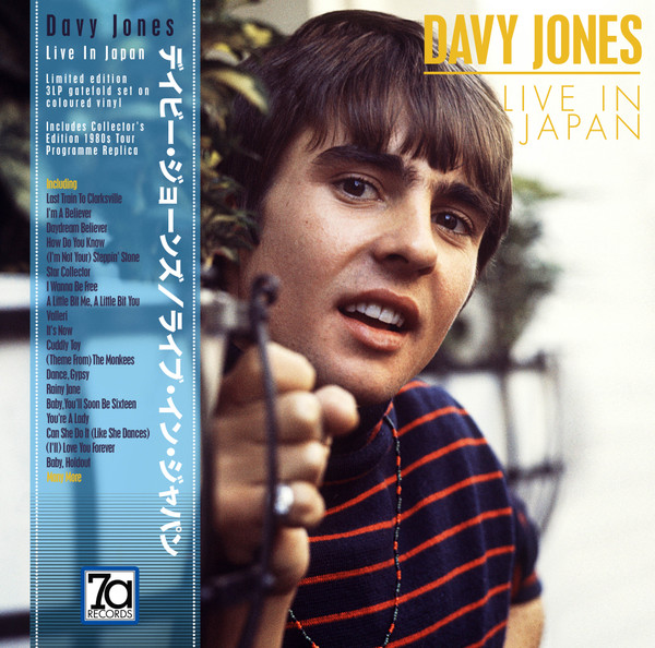 DAVY JONES — Live In Japan (Coloured Vinyl)