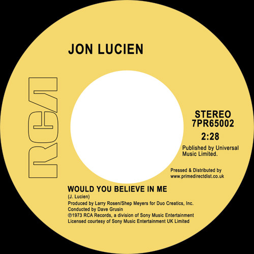 Jon Lucien — Would You Believe In Me / Kuenda