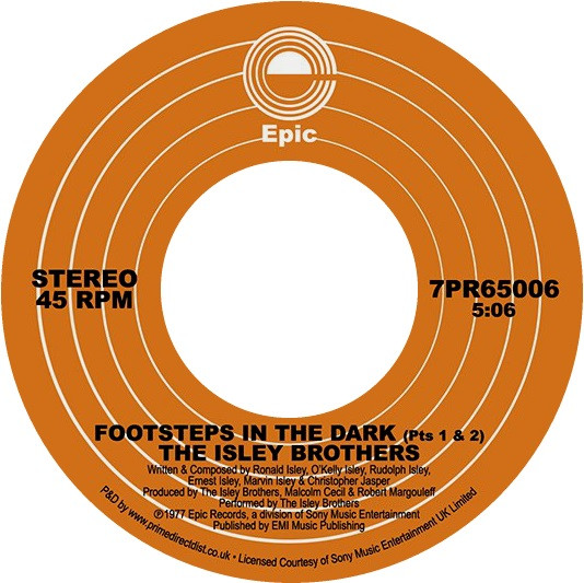 The Isley Brothers — Footsteps in the Dark, Pts 1 & 2