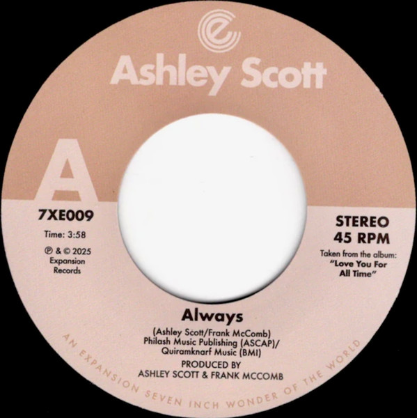 ASHLEY SCOTT — ALWAYS / LOOKING UP TO YOU