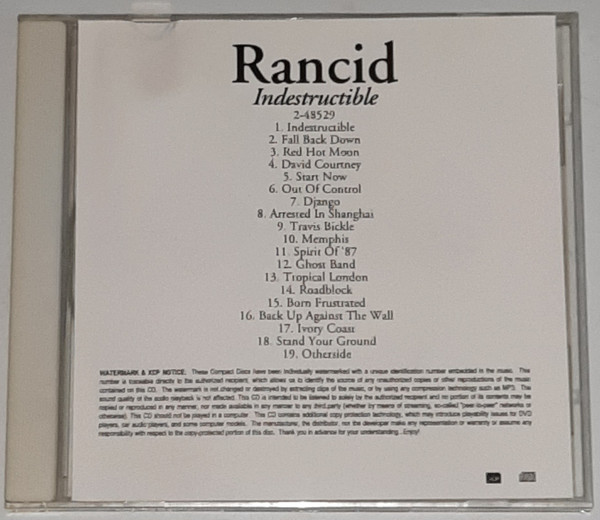 RANCID — Indestructible
