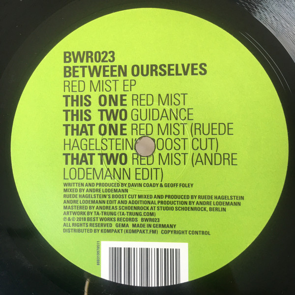BETWEEN OURSELVES — RED MIST EP