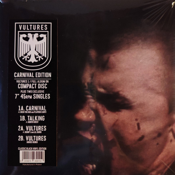 Ye, Ty$ — Vultures 1 Carnival Edition (2x7in/BLACK/CD)