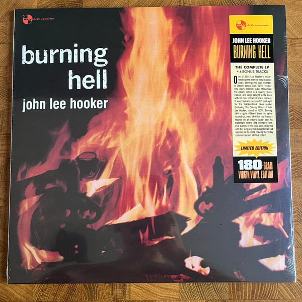 JOHN LEE HOOKER — Burning Hell (+4 Bonus Tracks) (Limited Edition)
