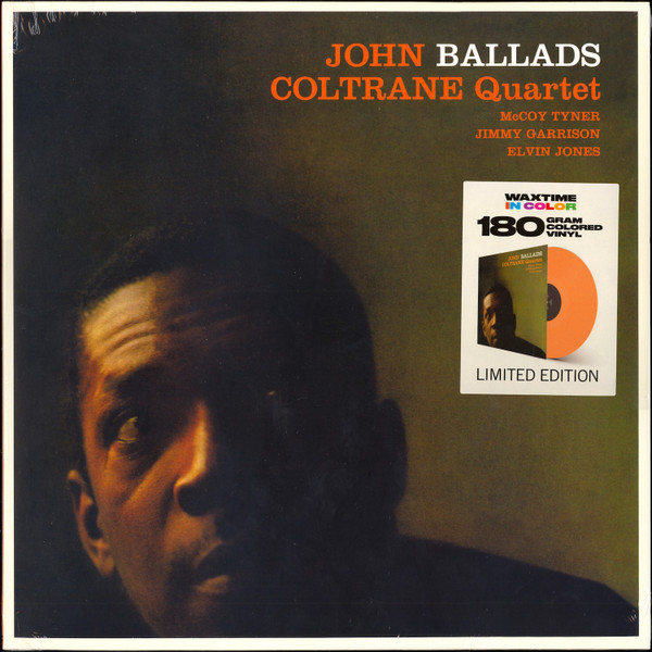 JOHN COLTRANE QUARTET — Ballads (Limited Solid Orange Vinyl)