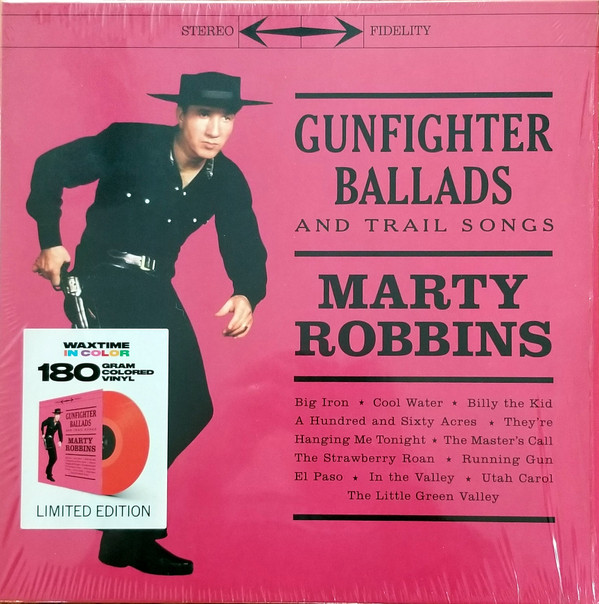 MARTY ROBBINS — Gunfighter Ballads & Trail Songs (Limited Solid Red Vinyl)