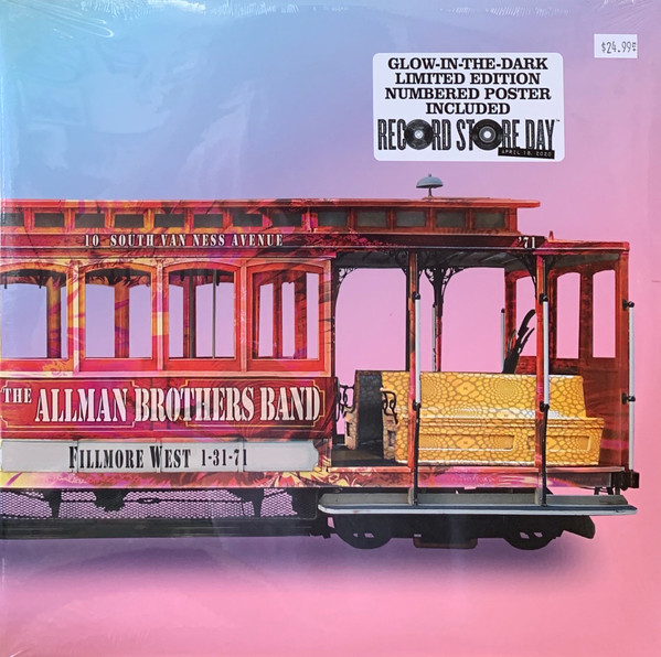 THE ALLMAN BROTHERS BAND — FILLMORE WEST  1-31-71