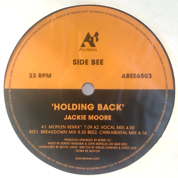Jackie Moore — Holding Back