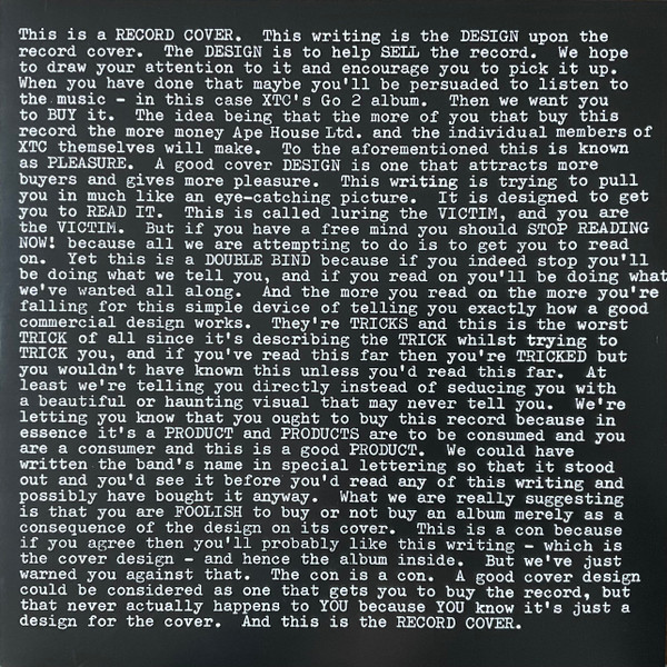 XTC — Go 2 (2LP/200g)