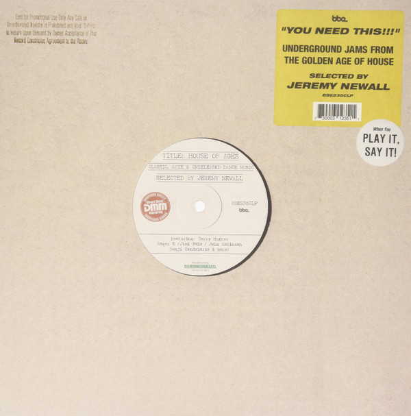 VARIOUS ARTISTS — HOUSE OF AGES SELECTED BY JERE