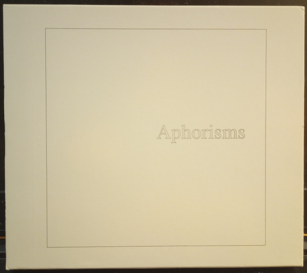 GRAHAM LAMBKIN — APHORISMS