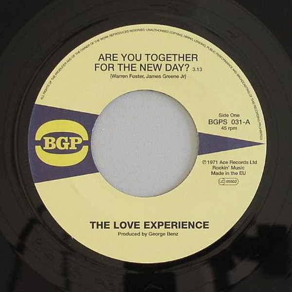 The Love Experience / 87th Off Broadway — Are You Together For The New Day? / Moving Woman