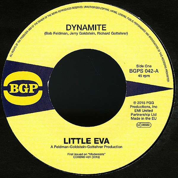Little Eva / Little Eva Harris — Dynamite / Get Ready/Uptight