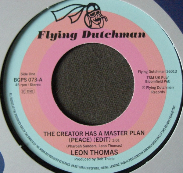 Leon Thomas / Louis Armstrong & Leon Thomas — The Creator Has A Master Plan (Peace) / The Creator Has A Master Plan (Peace)