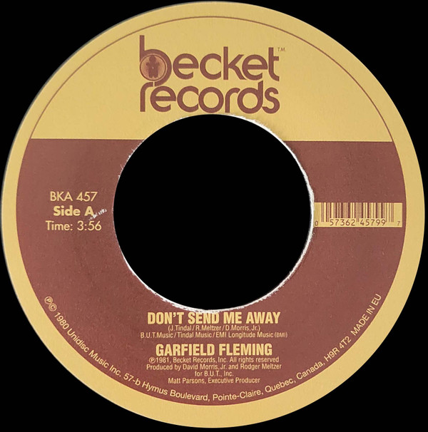 Garfield Fleming — Don't Send Me Away