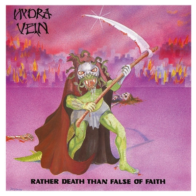 HYDRA VEIN — Rather Death Than False Of Faith (Clear/Purple Splatter Vinyl)