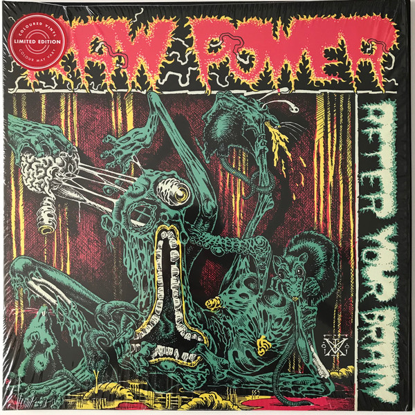 RAW POWER — After Your Brain (White/Red Splatter Vinyl)