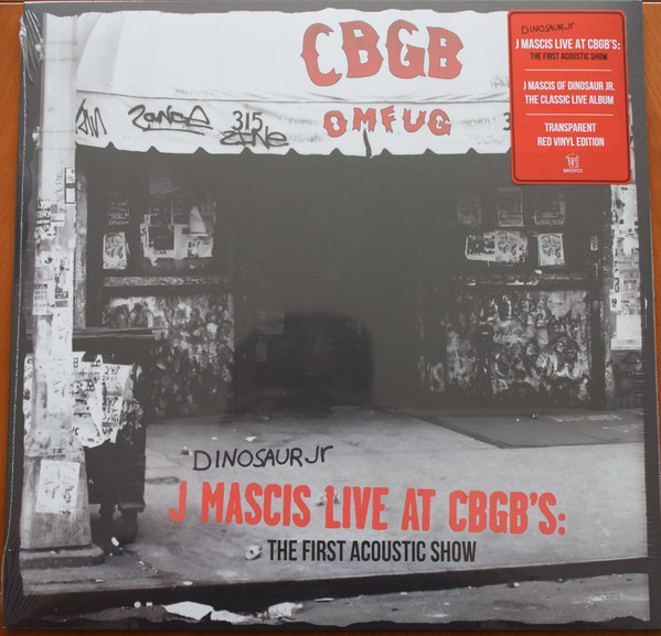 J MASCIS — LIVE AT CBGBS - TRANSPARENT RE