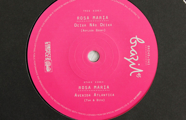 ROSA MARIA — DEIXO NAO DEIXA/AVENIDA ATLANT