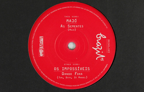 MAJO/OS IMPISSIVEIS — AS SEMENTES/DANDO FORA