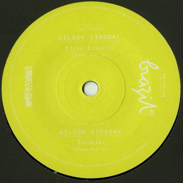 WILSON SIMONAL — SILVA LENHEIRA / ZAZUEIRA