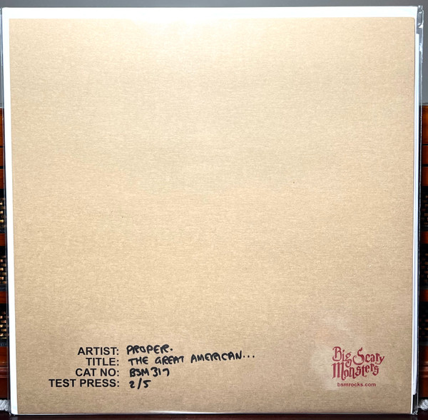 PROPER. — GREAT AMERICAN NOVELTHE