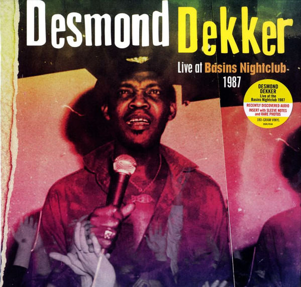 DESMOND DEKKER — LIVE AT BASINS NIGHTCLUB 1987