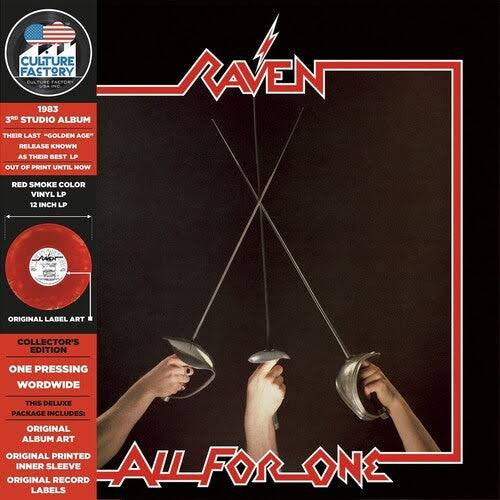 RAVEN — All For One (Black/Red Vinyl)