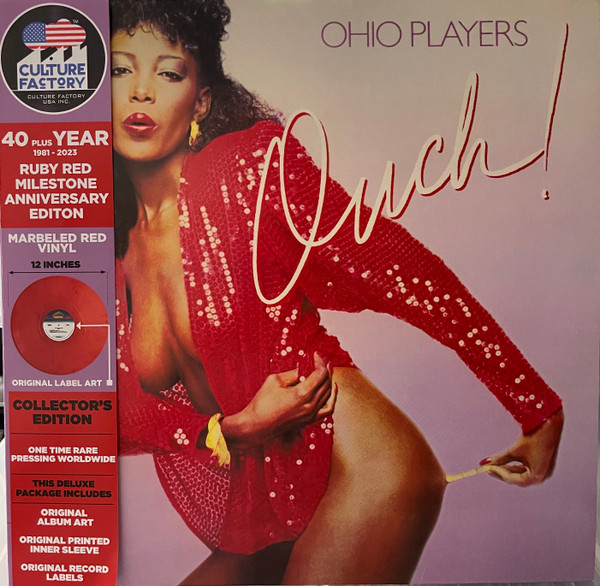 OHIO PLAYERS — Ouch (Red/Gold Marbled Vinyl)