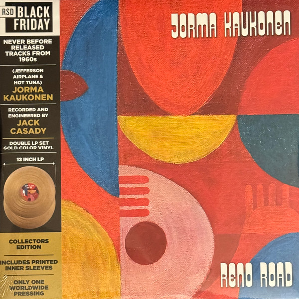JORMA KAUKONEN — Reno Road - Bf 2024 (Gold Vinyl)