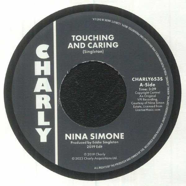 NINA SIMONE — Touching And Caring / My Baby Just Cares For Me