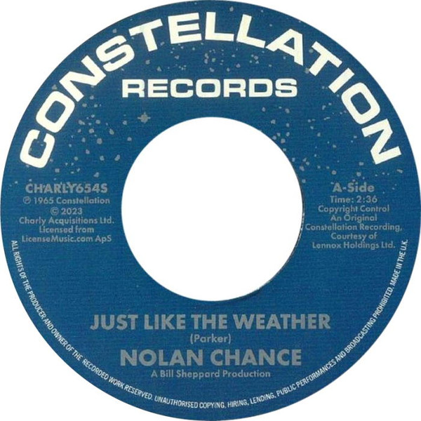 NOLAN CHANCE — Just Like The Weather / If He Makes You