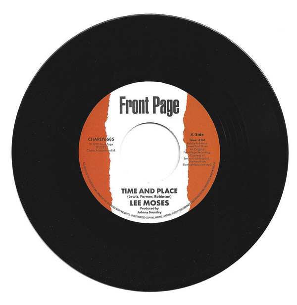 LEE MOSES — Time And Place