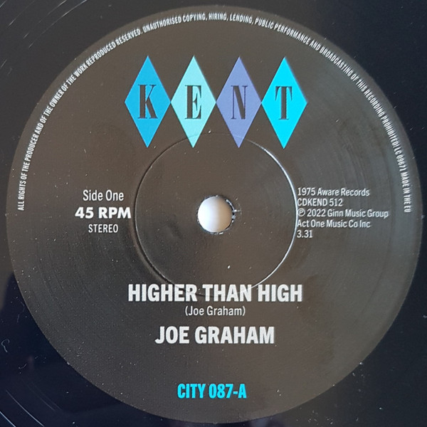 Joe Graham / John Edwards — Higher Than High / It's Got To Be The Real Thing