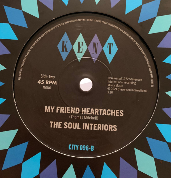 The Soul Interiors — The Inside Guys / My Friend Heartache