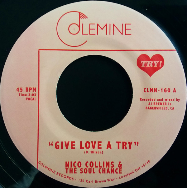 NICO COLLINS & THE SOUL CHANCE — GIVE LOVE A TRY