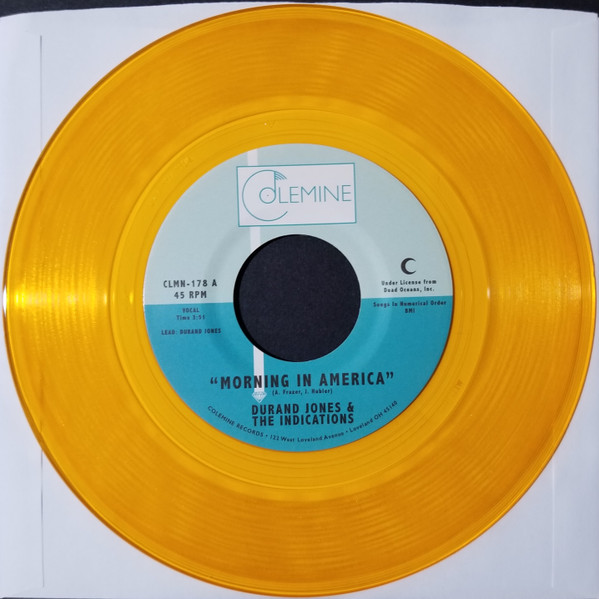 DURAND JONES & THE INDICATIONS — MORNING IN AMERICA / CRUISIN' TO THE PARK